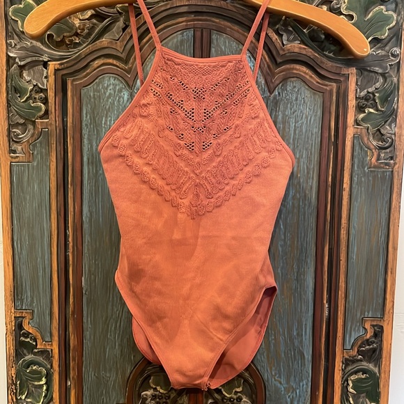 NWOT Free People Intimately Solstice Bodysuit in Burnt Umber Womens Size XS/S - Picture 3 of 5